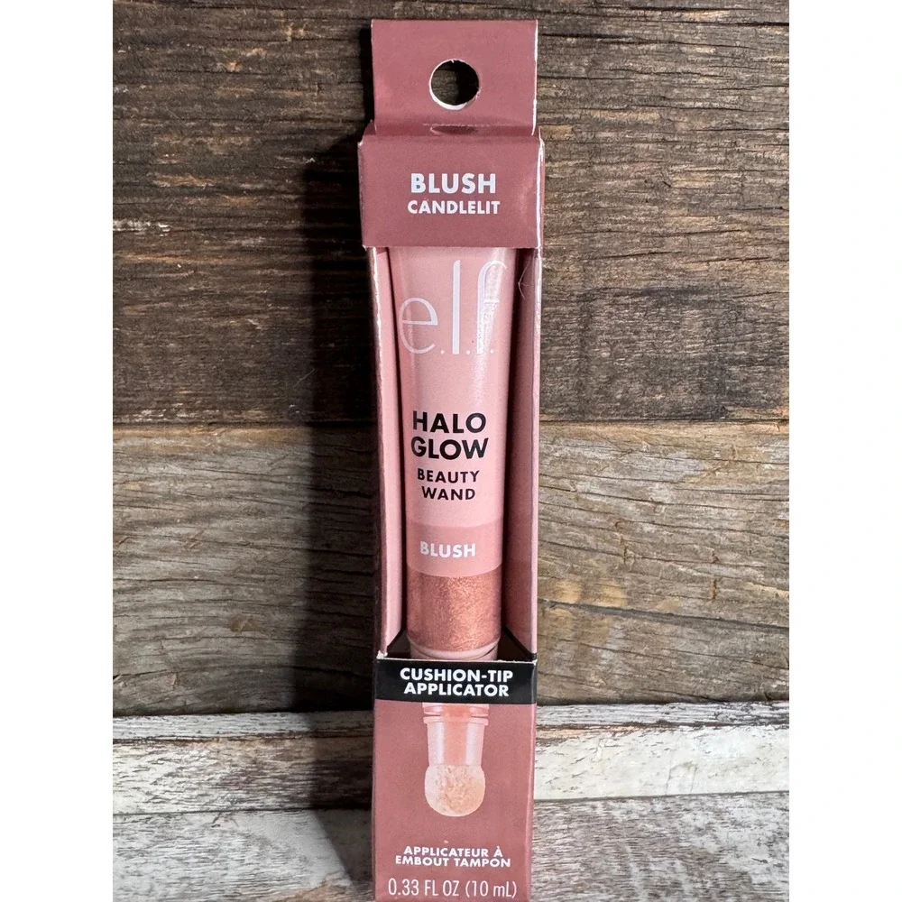 e.l.f. Halo Glow Beauty Wand Blush Cushion Tip Candlelit NIB MSRP $16